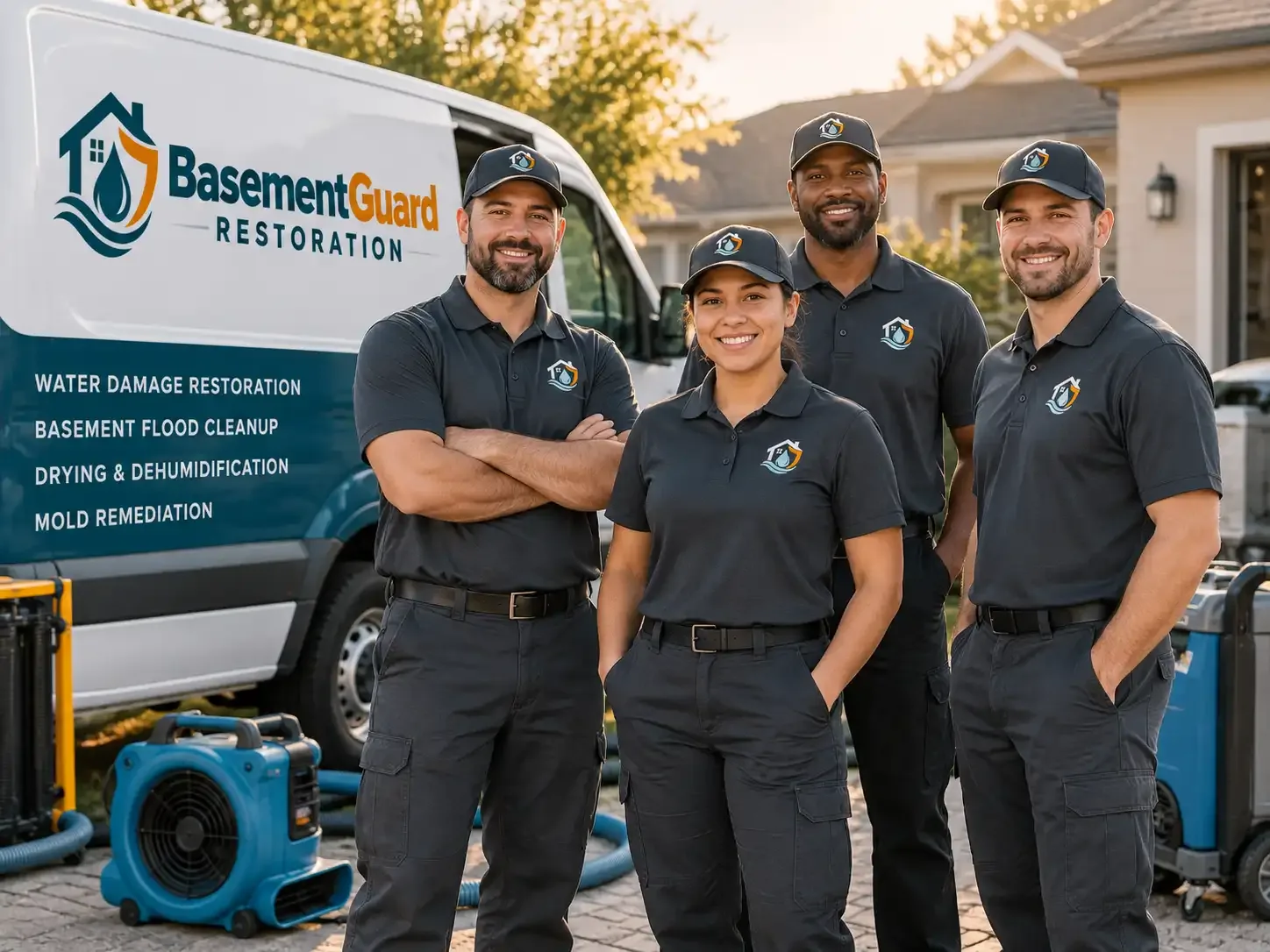 Basement Water Damage Restoration company in New Century, KS